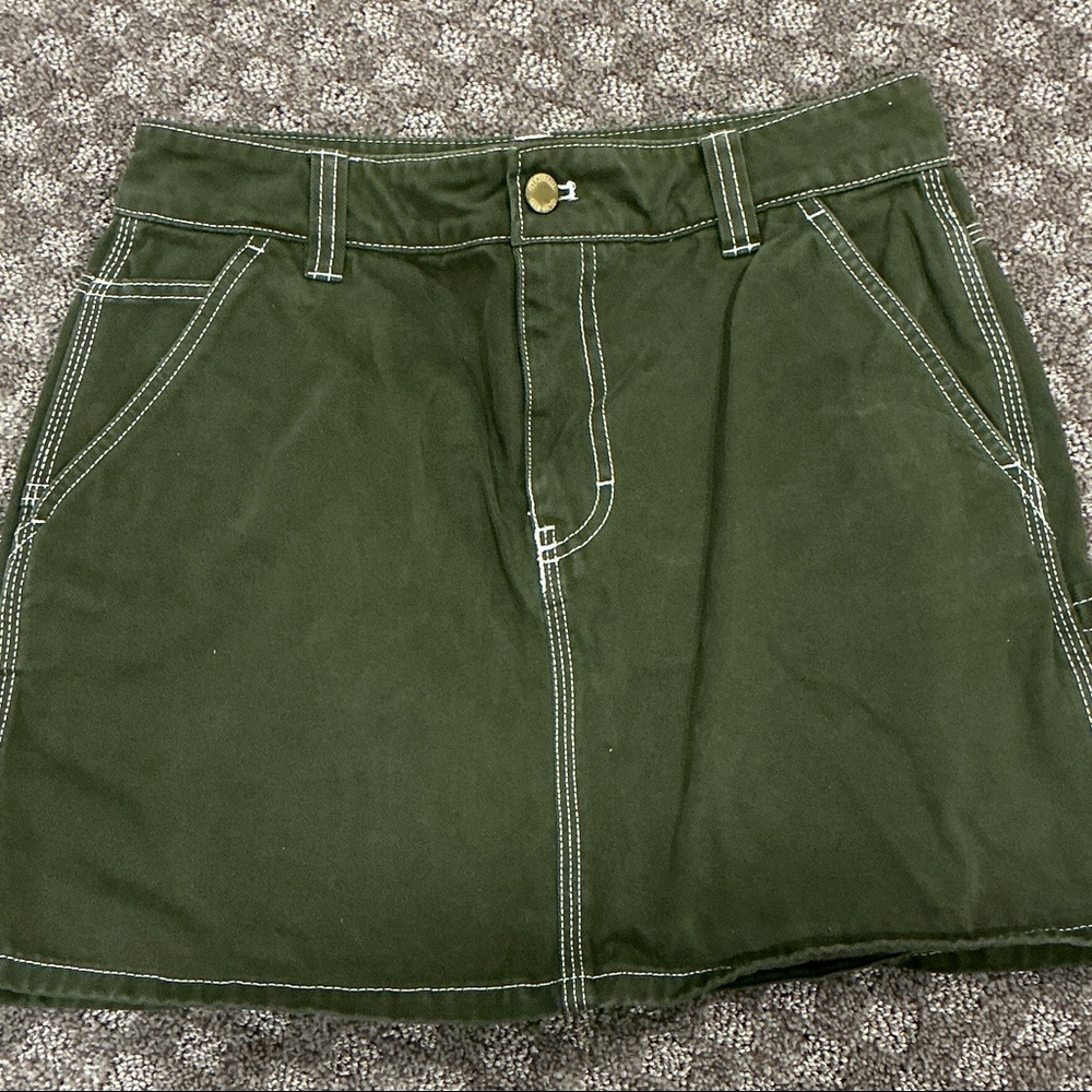 TNA Green Mini Skirt